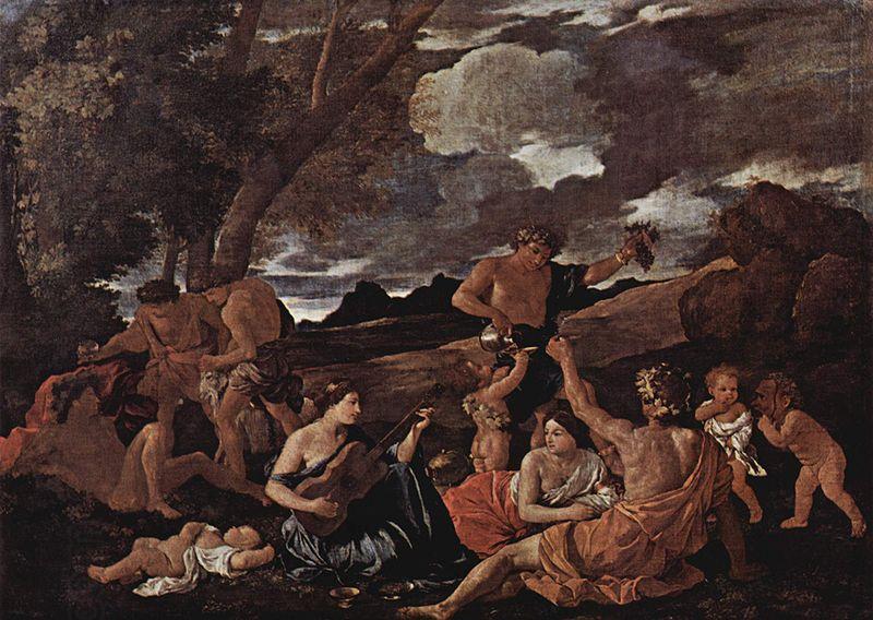 Nicolas Poussin Baccanal mit Lautenspielerin China oil painting art